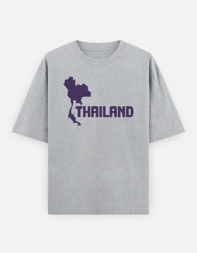 C-Labs Thailand Land of Smiles Oversized Classic T-Shirt Grey Melange Front_1_c_4_2b251dd5-6189-4dbe-8ef4-07041e95503a