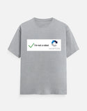 C-Labs I'm Not a Robot Classic Crew T-Shirt Grey Melange Front_1_c_4_2c2cd44e-a726-40c0-8da9-9c4dbde8471f