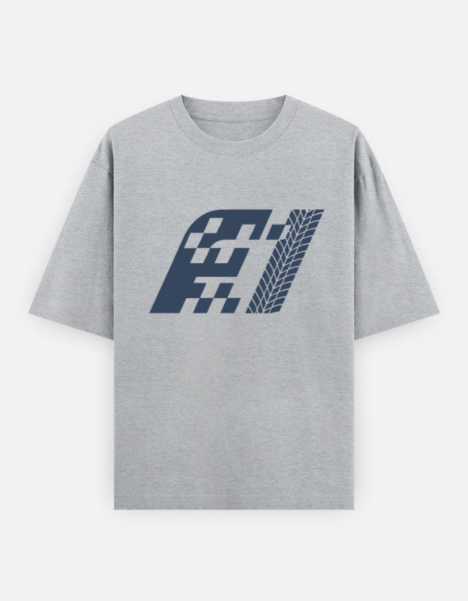 C-Labs F1 Oversized Classic T-Shirt Grey Melange Front_1_c_4_2d98d096-5a6a-41be-9020-080253f321a1
