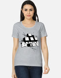 C-Labs Gaming Mode On Women's Classic T-Shirt Grey Melange Front_1_c_4_3aa7b698-99bd-417b-9813-df5072d17ce2