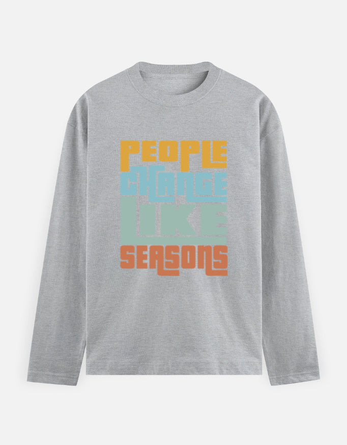 C-Labs People Change Like Seasons Full Sleeve T-Shirt Grey Melange Front_1_c_4_4828a28b-c6f6-442e-9b68-f256e08235b8