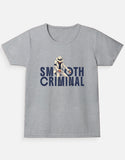 C-Labs Smooth Criminal Girl Classic Crew T-Shirt Grey Melange Front_1_c_4_5262faca-046e-455d-9a02-e169ec945b34