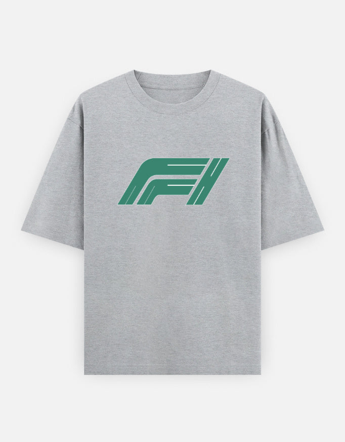 C-Labs F1 Oversized Classic T-Shirt Grey Melange Front_1_c_4_595eb518-0ea3-4446-9f80-bdc2b175a60e