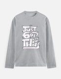 C-Labs Just God Things Full Sleeve T-Shirt Grey Melange Front_1_c_4_686326b7-c369-4844-a251-85bafaef8856