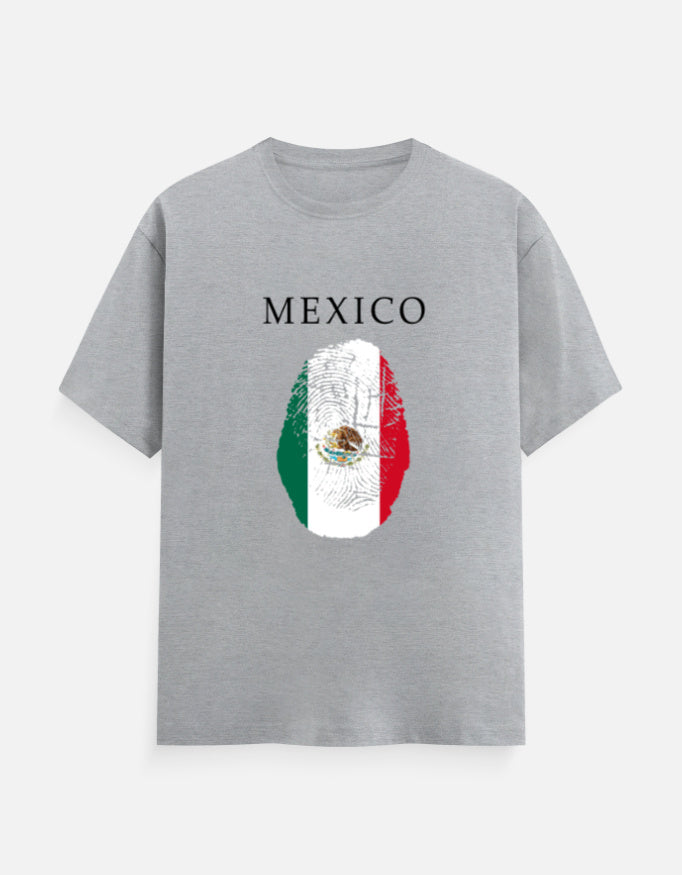 C-Labs Mexico Classic Crew T-Shirt Grey Melange Front_1_c_4_6e91b696-a385-4802-96fa-538d597a9a13