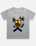 C-Labs Michael Jackson – Olodum Boy Classic Crew T-Shirt Grey Melange Front_1_c_4_78edb84e-4f08-487e-89d5-89f1fd152f33