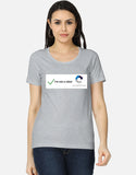 C-Labs I'm Not a Robot Women's Classic T-Shirt Grey Melange Front_1_c_4_798e20e8-7e5c-4529-9e5d-d1008db32abd