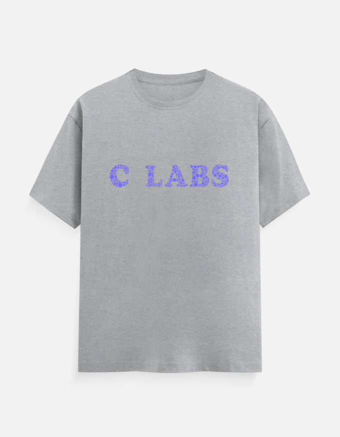 C-Labs C-LABS Bubbles Classic Crew T-Shirt Grey Melange Front_1_c_4_8b4e5092-ec30-49e1-a060-0b0c1c04f65c