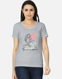 C-Labs This Girl Is Gorgeous Women's Classic T-Shirt Grey Melange Front_1_c_4_8dd9b3f7-0ba0-4086-8d25-55b38a4dfe3f