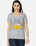 C-Labs Happy Weekend Women's Classic T-Shirt Grey Melange Front_1_c_4_92637a35-8f6b-4bb5-8d3d-edbac9d185ca