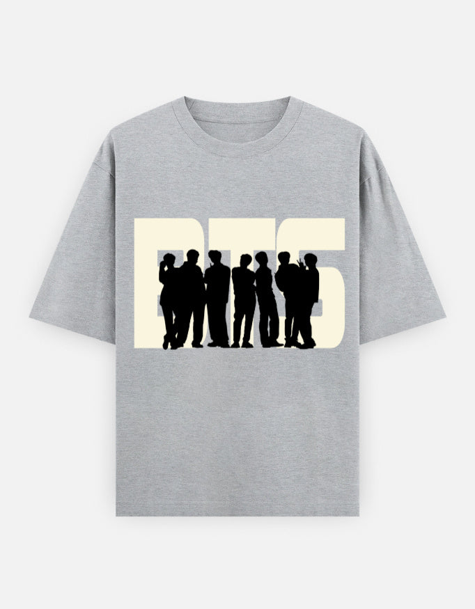 C-Labs BTS Oversized Classic T-Shirt Grey Melange Front_1_c_4_93e3264f-9409-4223-9cc7-42829db3ca5d