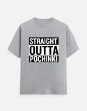 C-Labs Straight Outta Pochinki Classic Crew T-Shirt Grey Melange Front_1_c_4_960794f6-889d-49b7-9248-6ba5b755fa33
