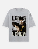 C-Labs I know I know Oversized Classic T-Shirt Grey Melange Front_1_c_4_995e989f-9230-4f56-9456-691462ae6973