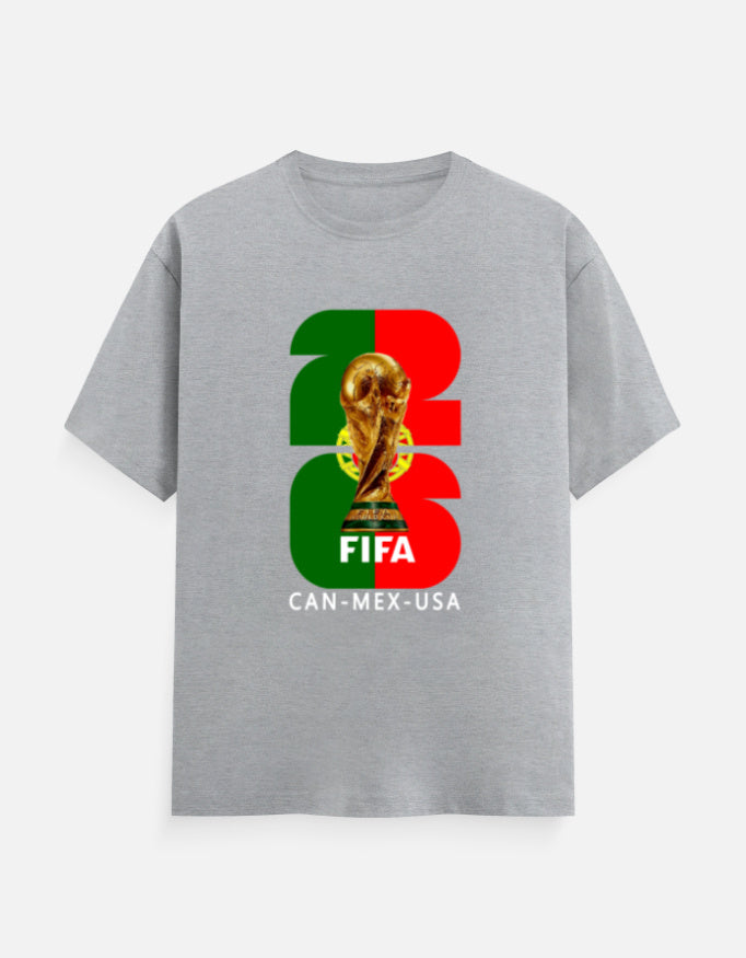 C-Labs Portugal 26 Classic Crew T-Shirt Grey Melange Front_1_c_4_a3339e3a-34bd-4f50-ba48-e1e4f9d50751