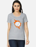 C-Labs Om Women's Classic T-Shirt Grey Melange Front_1_c_4_a81d7d57-40d4-44b2-afbf-74c6761ad36c