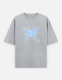 C-Labs Butterfly Oversized Classic T-Shirt Grey Melange Front_1_c_4_b11998af-9cfe-4238-8962-830ba6ad297b