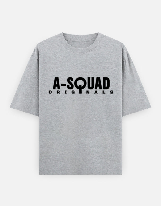 C-Labs A-Squad Oversized Classic T-Shirt Grey Melange Front_1_c_4_b3e36b6d-ed8b-429b-8d87-fef5e15891c0