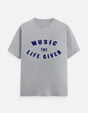C-Labs Music The Life Giver Classic Crew T-Shirt Grey Melange Front_1_c_4_bb2fc5a8-ef18-49af-91c3-2c8a1ed70106