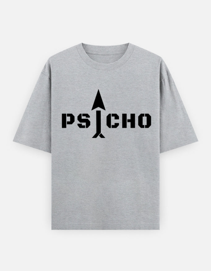 C-Labs PSYCHO Oversized Classic T-Shirt Grey Melange Front_1_c_4_bb925ee9-cbad-4f53-a006-c85e2770bfc7