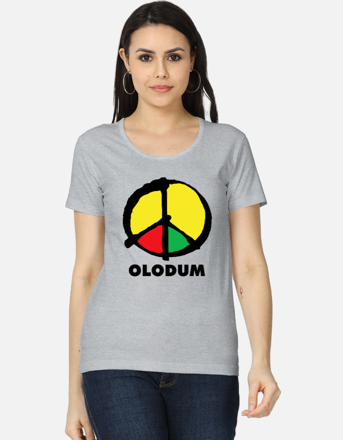 C-Labs Michael Jackson – Olodum Women's Classic T-Shirt Grey Melange Front_1_c_4_be19d577-e7bc-4bcb-ae15-4b3d399e20f8