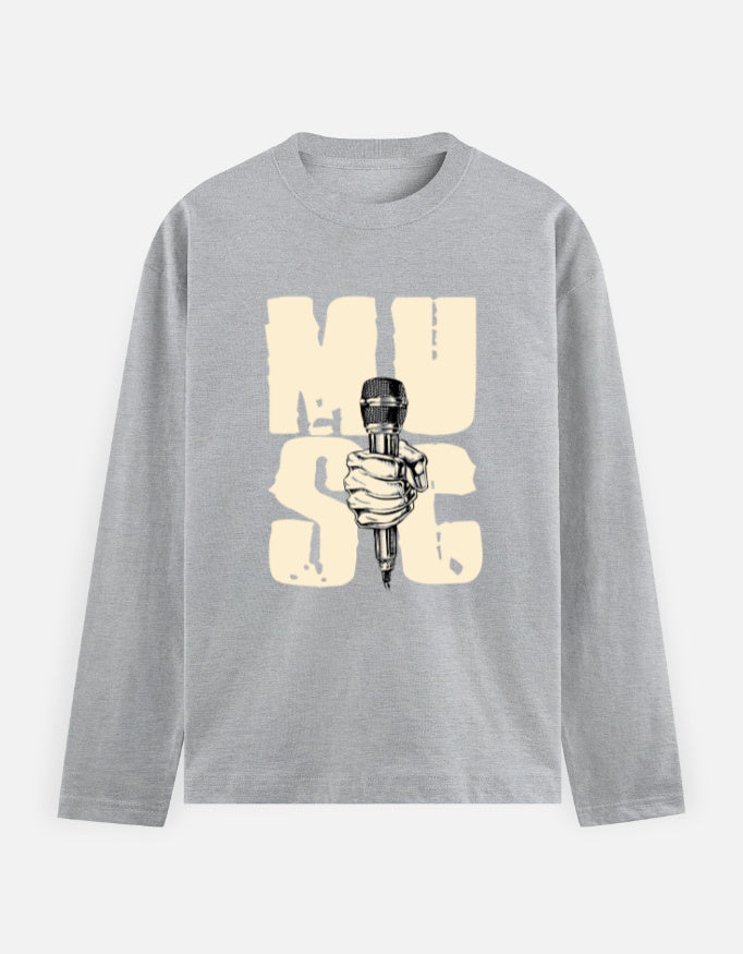 C-Labs Music Full Sleeve T-Shirt Grey Melange Front_1_c_4_be2b844e-3a40-4d57-ab52-a213381d129a