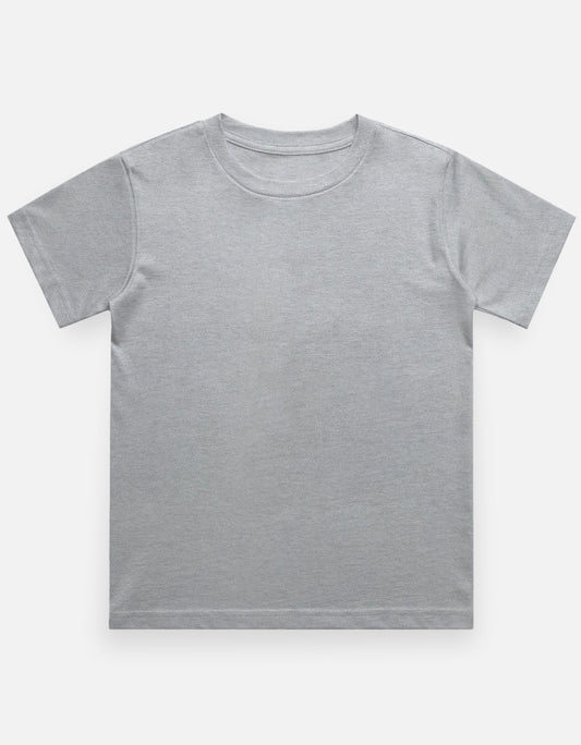 C-Labs C-Standard: Boy's T-Shirt (Light) Boy Classic Crew T-Shirt Grey Melange Front_1_c_4_d5fb6407-ab63-476e-8852-154407508862