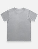 C-Labs C-Standard: Boy's T-Shirt (Light) Boy Classic Crew T-Shirt Grey Melange Front_1_c_4_d5fb6407-ab63-476e-8852-154407508862