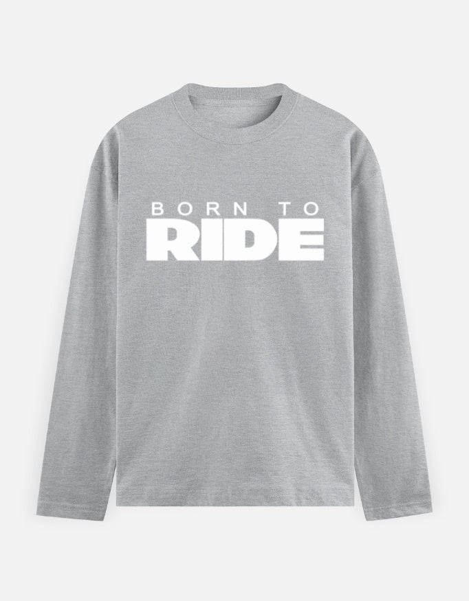 C-Labs Born To Ride Full Sleeve T-Shirt Grey Melange Front_1_c_4_db473ff1-ba9f-43eb-9b95-e5d57dfc6955