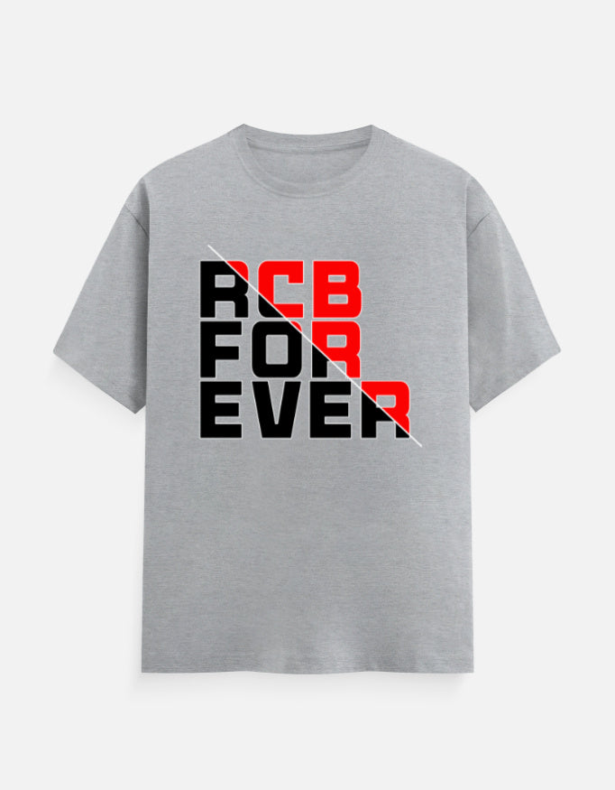 C-Labs RCB For Ever Classic Crew T-Shirt Grey Melange Front_1_c_4_df4039e9-421e-4d92-a2c6-1d755d2baf6b