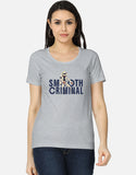 C-Labs Smooth Criminal Women's Classic T-Shirt Grey Melange Front_1_c_4_e0694334-c15c-417f-80fb-4dd88ab6c0df