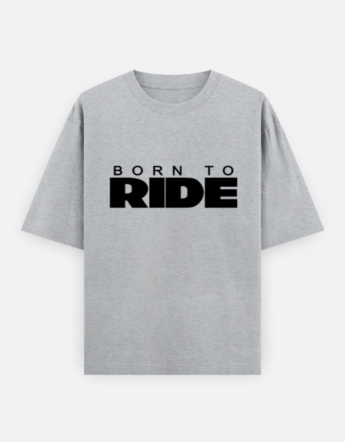 C-Labs Born To Ride Oversized Classic T-Shirt Grey Melange Front_1_c_4_efa7ab0f-9107-4d97-95ca-57bba5047009