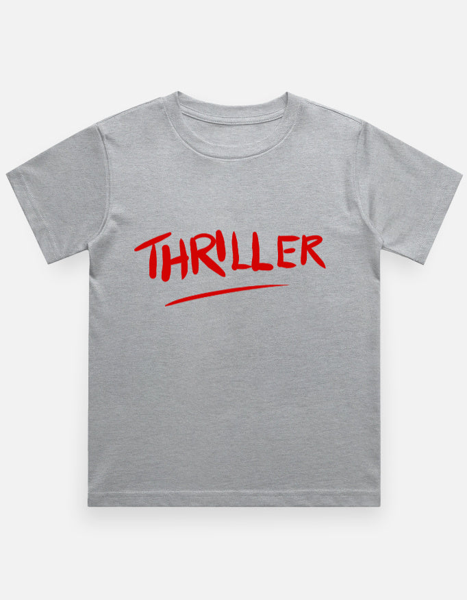 C-Labs Thriller Boy Classic Crew T-Shirt Grey Melange Front_1_c_4_efed6de4-fa4a-4f04-a18f-7e8b53017db0