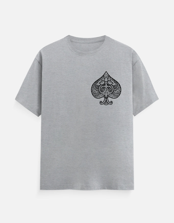 C-Labs The Spade Classic Crew T-Shirt Grey Melange Front_1_c_4_fefcc968-1432-42ae-883c-52b455b3b959