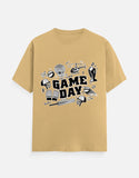 C-Labs Game Day CSK Theme Classic Crew T-Shirt Beige Front_1_c_51_0342b21e-1b54-4bd3-bcaa-a37775fa595b