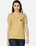C-Labs Korean heart Women's Classic T-Shirt Beige Front_1_c_51_061a1222-53a0-4626-82d4-0fae29976e55