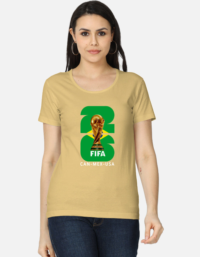 C-Labs Brazil 26 Women's Classic T-Shirt Beige Front_1_c_51_11ada4f8-a404-4afc-a64e-2a0099156dda