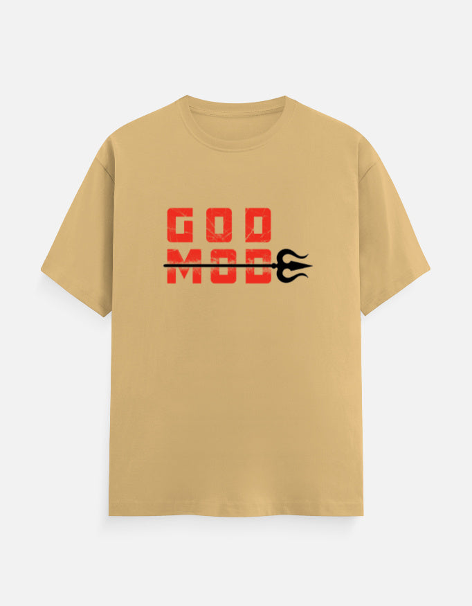 C-Labs Karuppu God Mode Classic Crew T-Shirt Beige Front_1_c_51_20f34cf8-6079-4baf-bc21-c8dbc16c2340