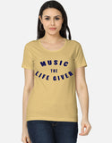 C-Labs Music The Life Giver Women's Classic T-Shirt Beige Front_1_c_51_2fb5fdb8-7d6a-4d8f-b024-86b2ac8ed0a4
