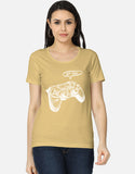 C-Labs Let's Play Women's Classic T-Shirt Beige Front_1_c_51_390b191a-0bf4-4f1d-8143-7da7e4ca1204