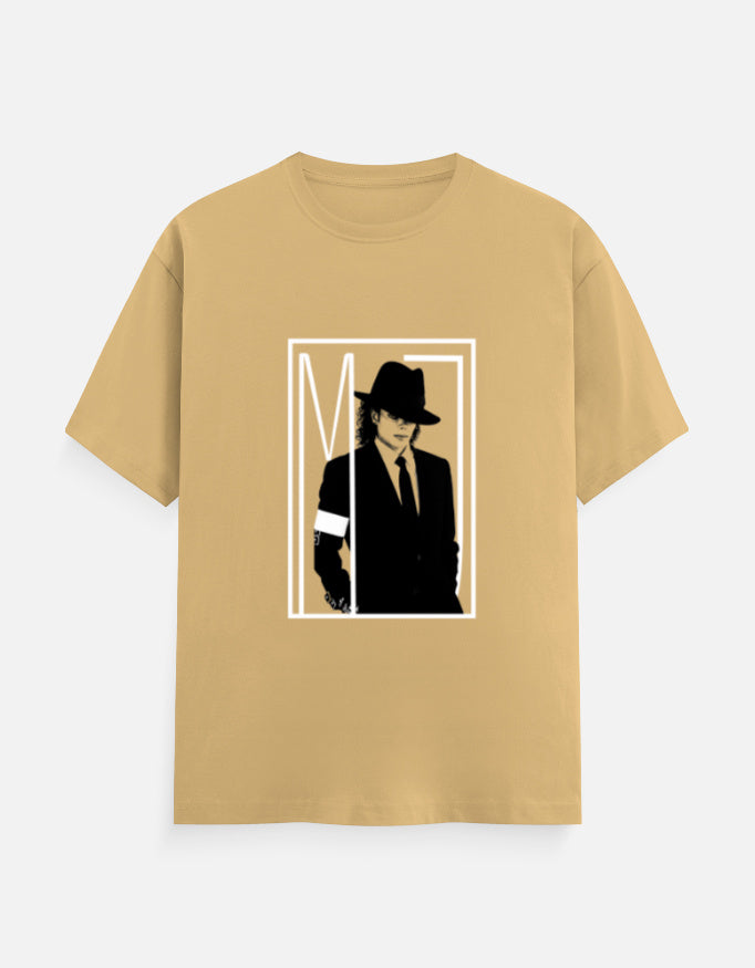 C-Labs Michael Jackson Classic Crew T-Shirt Beige Front_1_c_51_567345da-9bba-4276-b1f1-5534d568e162