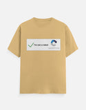 C-Labs I'm Not a Robot Classic Crew T-Shirt Beige Front_1_c_51_62368423-0d66-455b-8738-9e6d60565d1a
