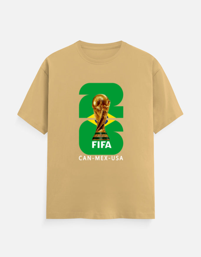 C-Labs Brazil 26 Classic Crew T-Shirt Beige Front_1_c_51_64635e86-68de-446d-9e3a-6a44401b04fa
