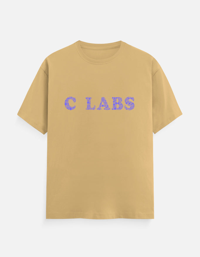 C-Labs C-LABS Bubbles Classic Crew T-Shirt Beige Front_1_c_51_67b497b6-2766-4a56-b7bb-b641aee2917d