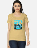 C-Labs Powered By Music Women's Classic T-Shirt Beige Front_1_c_51_77091bea-9ee9-4d91-a8a5-d1d9d1f20fbd