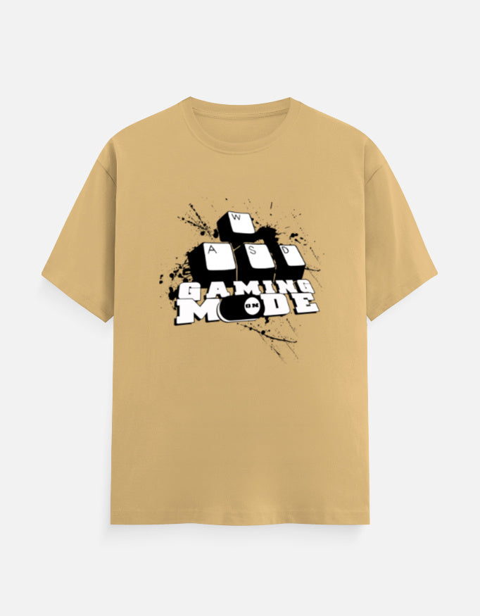 C-Labs Gaming Mode On Classic Crew T-Shirt Beige Front_1_c_51_779ab5bb-f9fd-4fb7-a450-42f14584f02e