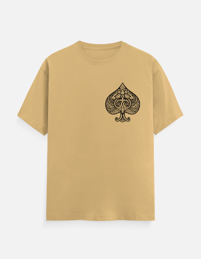 C-Labs The Spade Classic Crew T-Shirt Beige Front_1_c_51_7de13557-4746-4f77-9bcc-a8eab5f40f2d