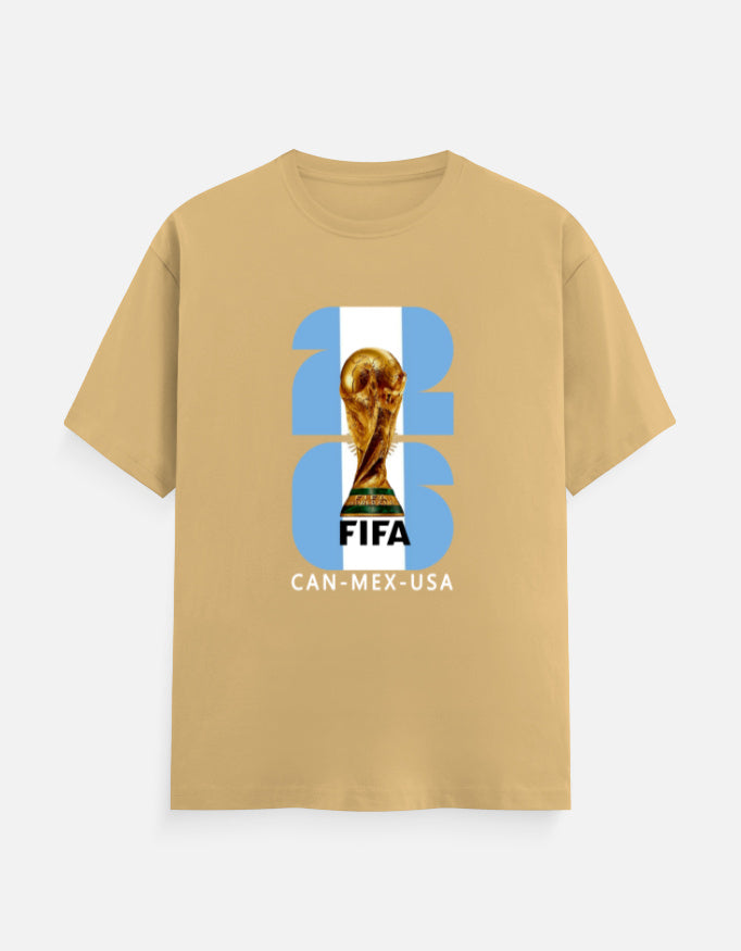 C-Labs Argentina 26 Classic Crew T-Shirt Beige Front_1_c_51_861dfbc2-41be-4d6b-aa8c-7b5853ab20ce