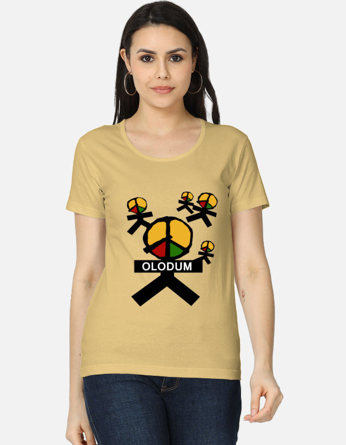 C-Labs Michael Jackson – Olodum Women's Classic T-Shirt Beige Front_1_c_51_89a33ec5-9d8d-4ba7-97e2-57b1d8ade0c8