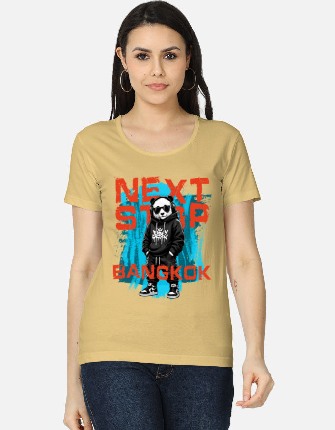 C-Labs Next Stop: Bangkok Women's Classic T-Shirt Beige Front_1_c_51_96ef73cb-adfc-4d4e-af74-67747b91c315