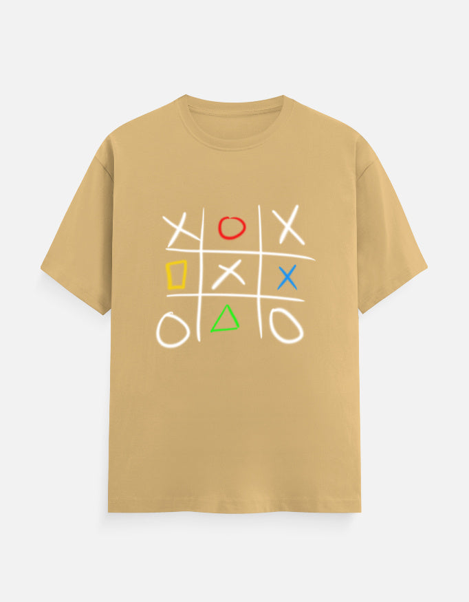 C-Labs Play Station XO Classic Crew T-Shirt Beige Front_1_c_51_b7119c97-a236-4d0a-8fa2-ec5a334ac8b7